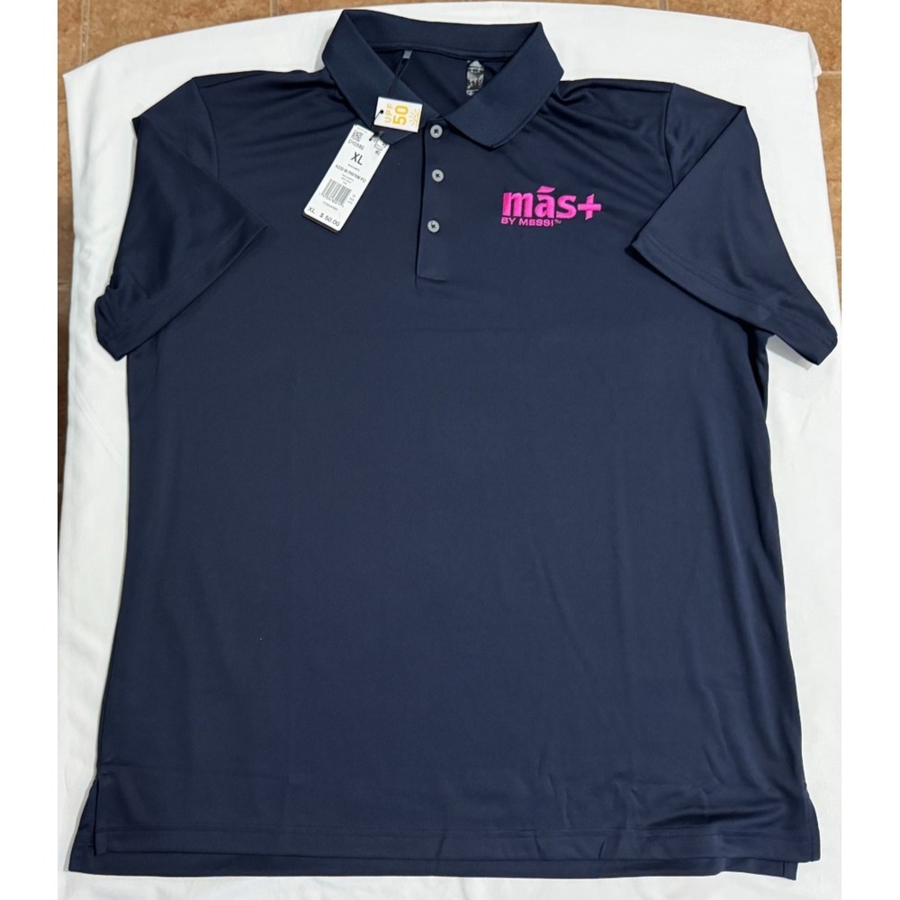 Adidas Mas+ By Messi Polo Shirt - Navy Blue - Size XL - NEW With Tags